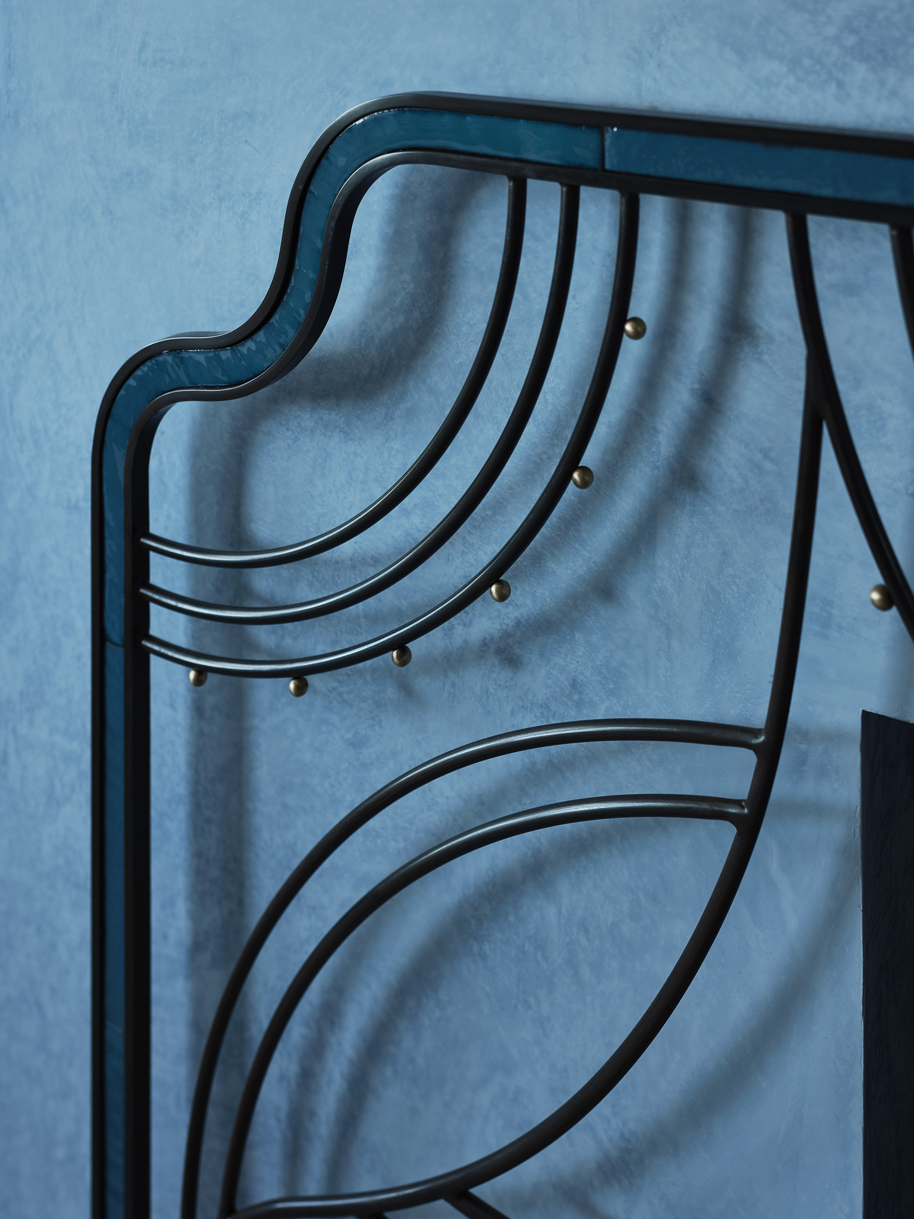 Fireplace metalwork detail